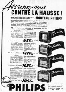 Publicité Philips 1937