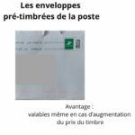 Enveloppe prétimbrée
